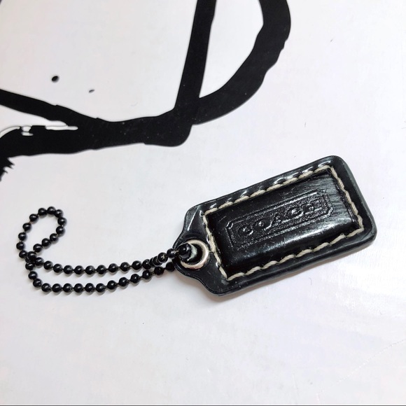 COACH BAG CHARM KEYCHAIN HANGTAG
